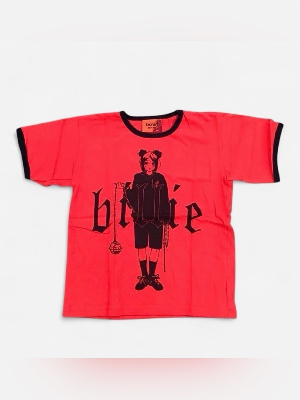 BILLIE EILISH BLOHSH LEAVE ME ALONE RINGER TEE SIZE XL